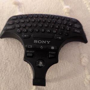 Sony Black Gaming Keyboard Attachment